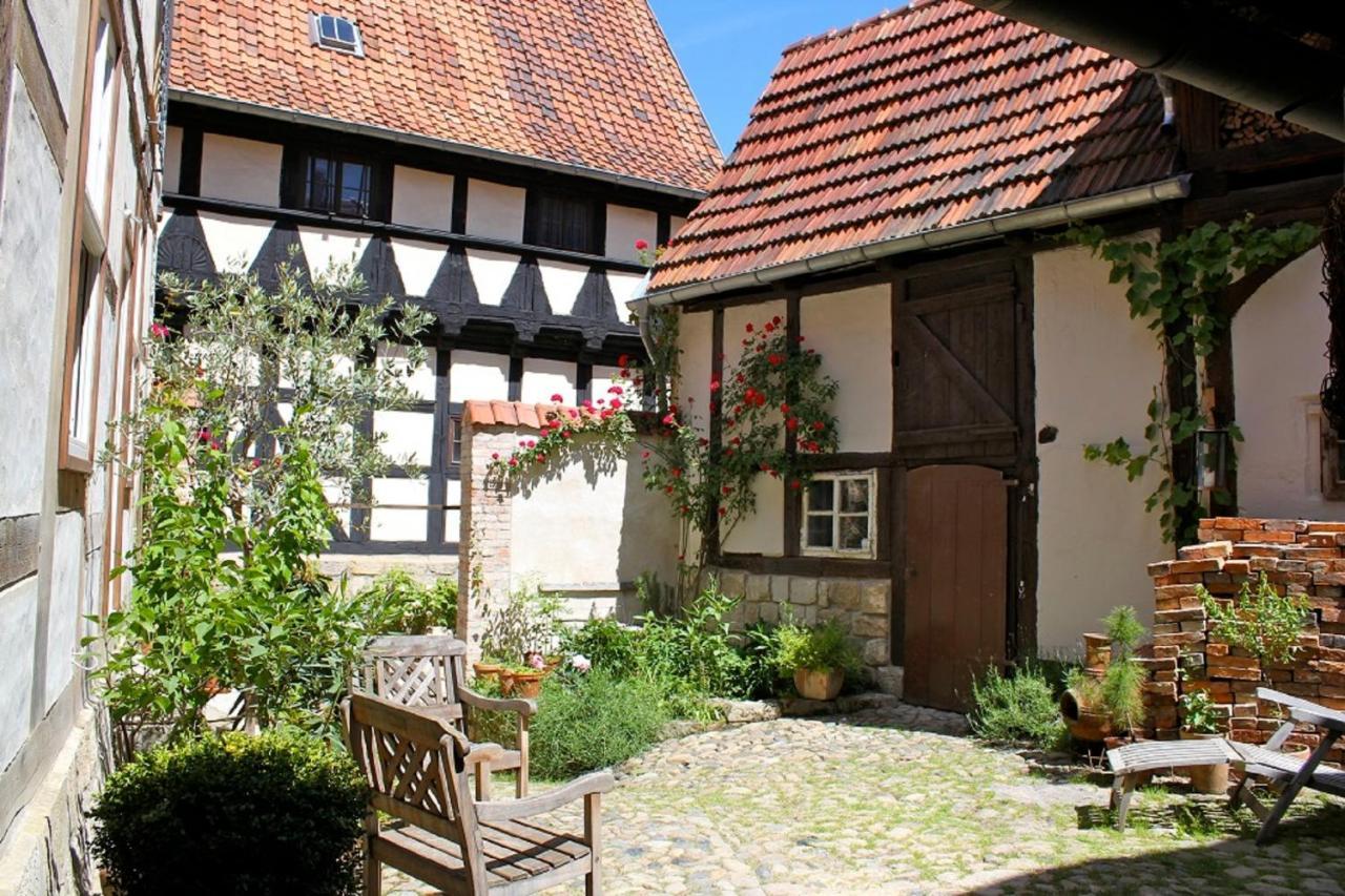 קדלינבורג Himmlischer Hof - Juwel Von 1477, Terrasse, Kamin, P, Oeko, Denkmal מראה חיצוני תמונה